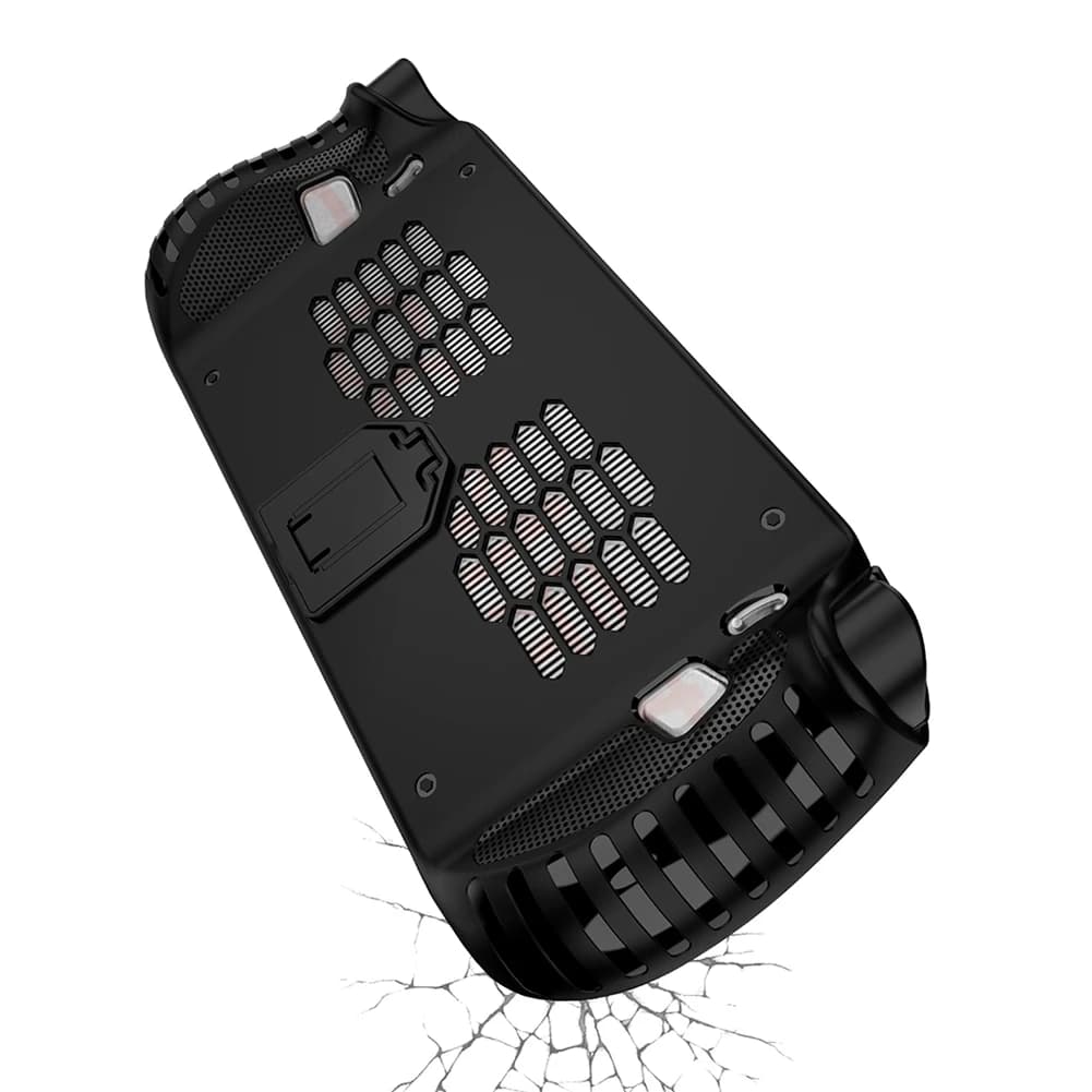 Custodia Protettiva Antiurto per Console Portatile Lenovo Legion Go S con Supporto, Cover Posteriore in TPU a Copertura Totale, Accessorio per Giochi