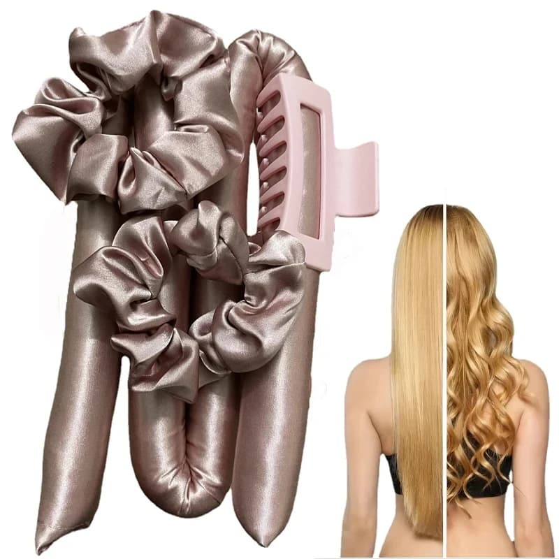 Iron curling hair for sleep Waves big natural curls Heatless iron curlers Set of hair clip for wavy hair styling for wet hair