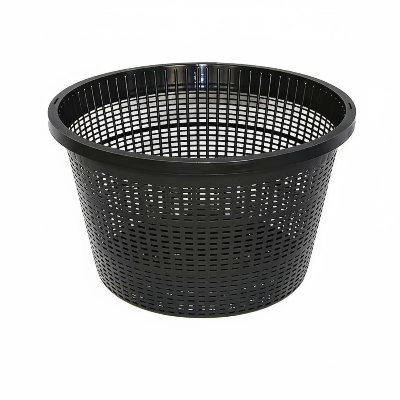Hydroponic Planter Wide Rim Mesh Net Pot Plastic Plant Basket Pond Container for Aquatic Plants and Large Bowl Plant Growth