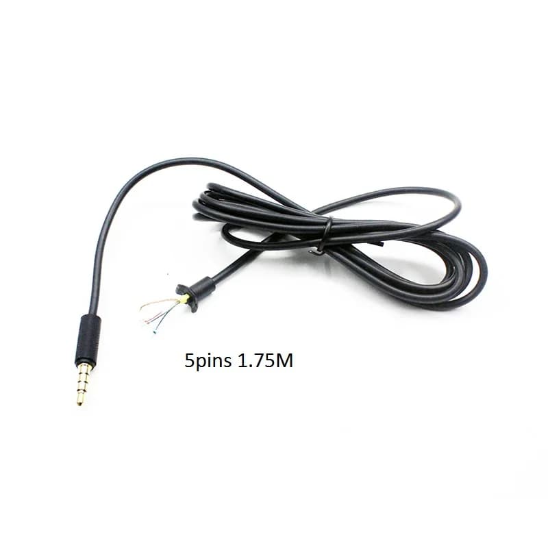 Audio cable for headphones with 3.5 mm jack of the essential replacement of gaming headphones Razer Kraken X