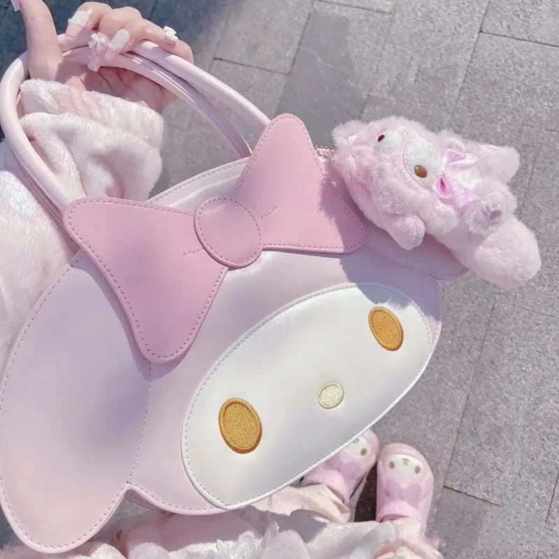 Simpatici personaggi dei cartoni animati Borsa transversale My Melody Borsa a tracolla giapponese e coreana Design creativo Bella borsa Regalo di festa