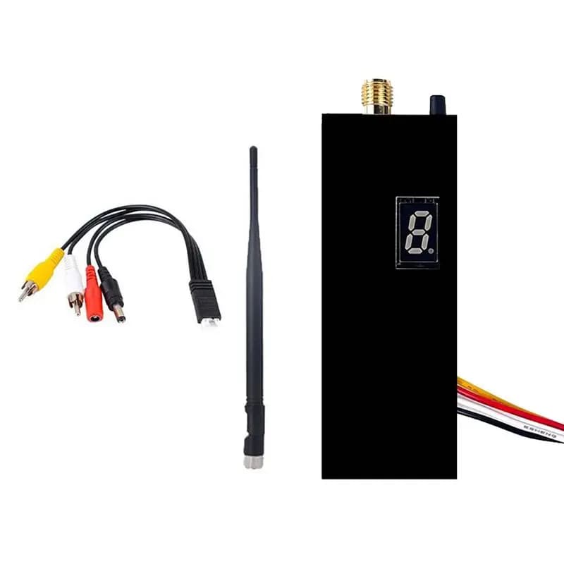 VTX FPV 1.2G 1.5W 8CH 1500Mw Transmitter with FPV Long Ray drone antenna and RC models