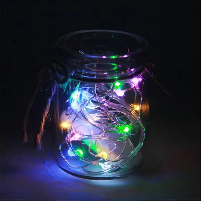 Decorative Fairy String Lights 1m Small Festive Led Fairy Light Decoration Battery Starry Lights For Bedroom Living Room Garden