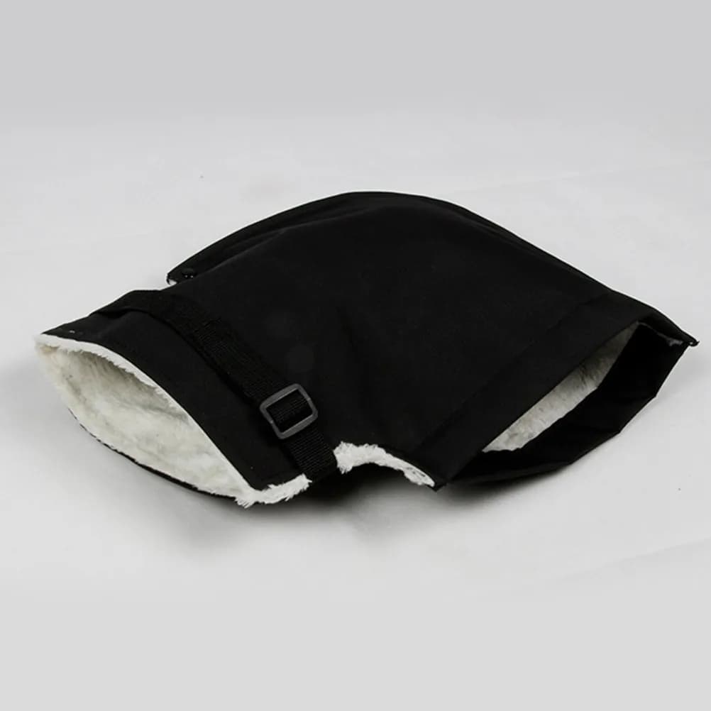 2Pcs Windproof Motorcycle Handlebar Gloves Waterproof Thermal Covers for Cold Weather Snowmobile Use Small Motorcycle Gloves