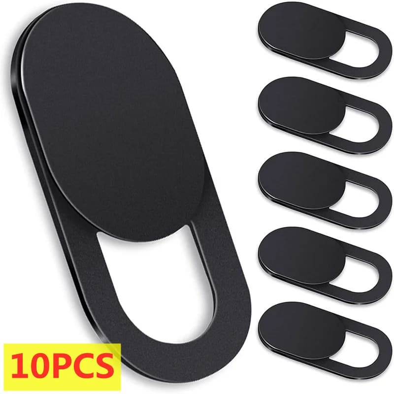 Webcam Cover Magnet Shutter Slider Plastic Camera Cover for iPad Tablet Web Laptop Pc camera phone targets sticker Privacy