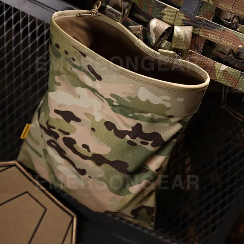 Emersongear Tattico Drop Pouch Pieghevole Dump Bag MOLLE Utility Organizer EDC Cinture Tasca Caccia Campeggio Combattimento Nylon EM6032