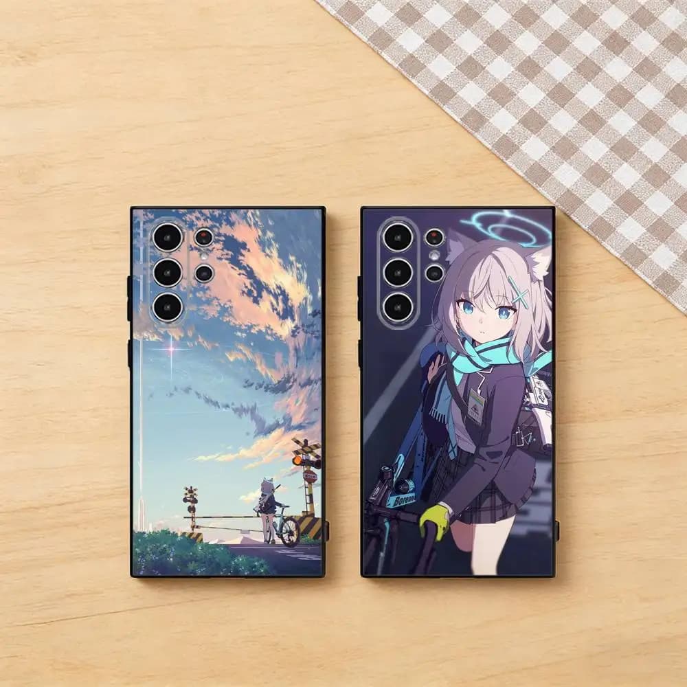 Cover per Telefono Blue Archive per Samsung Galaxy S26 S25 S24 S23 S22 S21 Ultra Plus FE