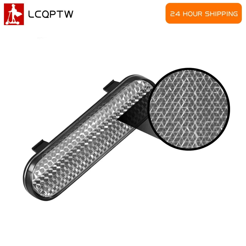 Copertura riflettente in ABS per Xiaomi 5 Plus Scooter elettrico Avvertimento di sicurezza Custodia protettiva riflettente Forcella anteriore Riflettore Shell Parte