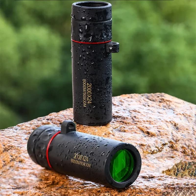 Telescopio portatile da esterno con funzione di visione notturna 2000x24 ad alto ingrandimento ad alta definizione collegato al smartphone