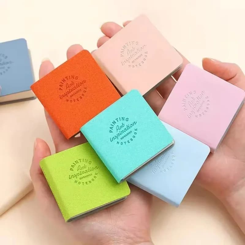 3Pcs Sets Of Color Mini Picture books Doudou Books Watercolor Sketch Books Thick Paper Picture Books Learning Art Supplies