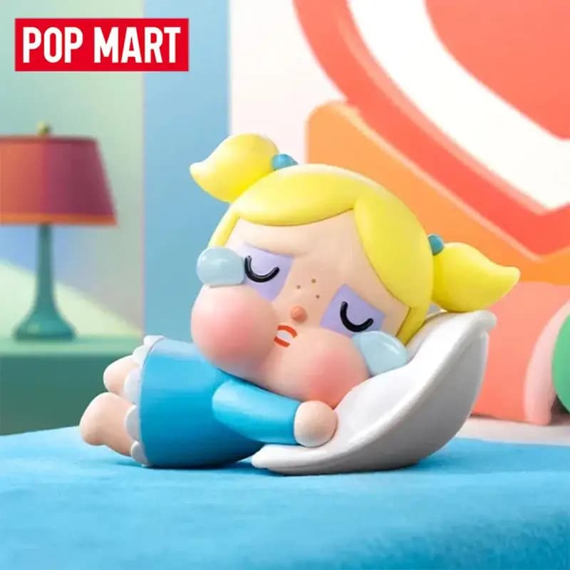 POP MART CRYBABY X Powerpuff Girls Series Blind Box Mystery Box Guess Bag Toy Doll Cute Anime Figure Desktop Ornament Collection