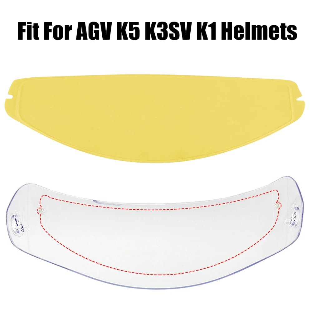 Accessori per Casco Moto, Pellicola Antiappannamento per Visiera Casco Integrale K5, Adesivo Antiappannamento per Caschi AGV K5 K3SV K1