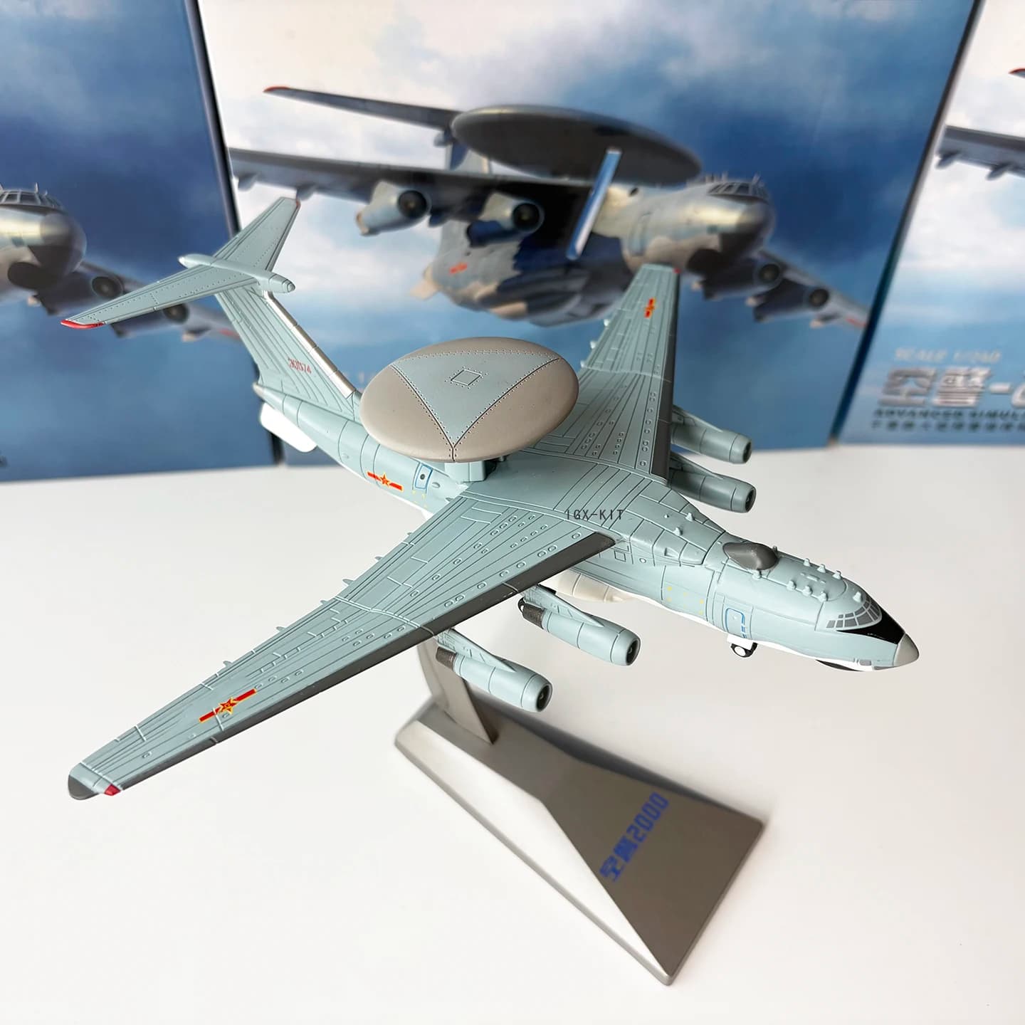 1/240 Scale China KJ2000 Early Warning Aircraft KJ-2000 Alloy Model Diecast Diecast Finished Military Plane Model Collection