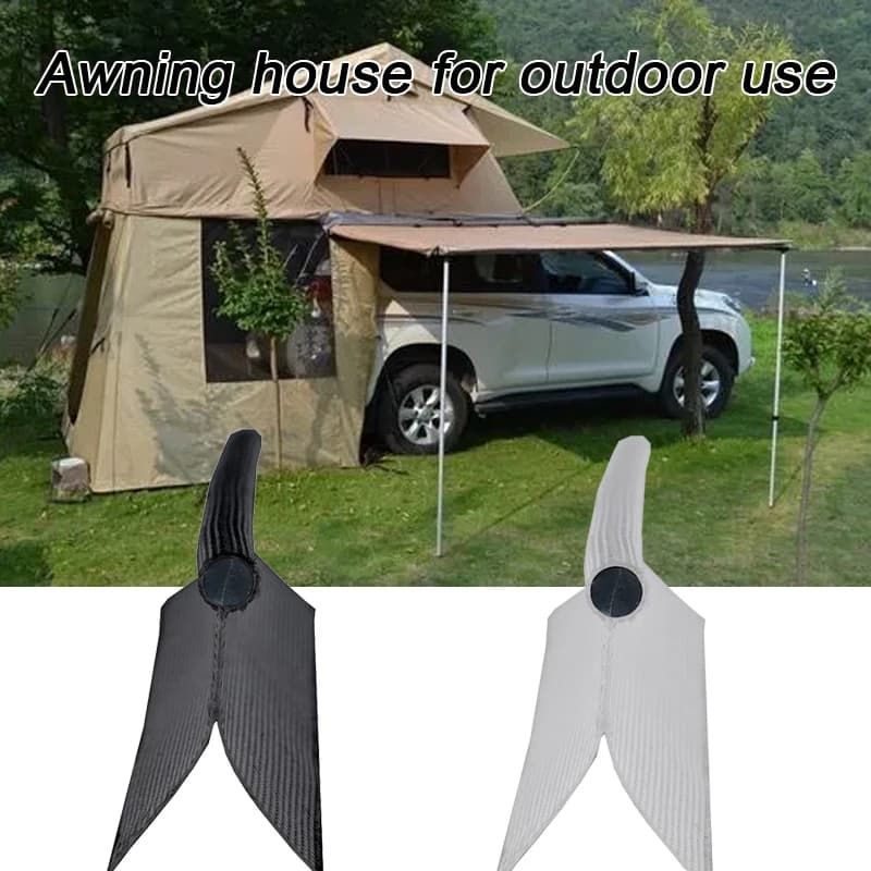Profilo per tendalino in PVC grigio a doppia alette da 5 mm con anima in PVC per tendalini di roulotte, tende da campeggio e accessori per rimorchi