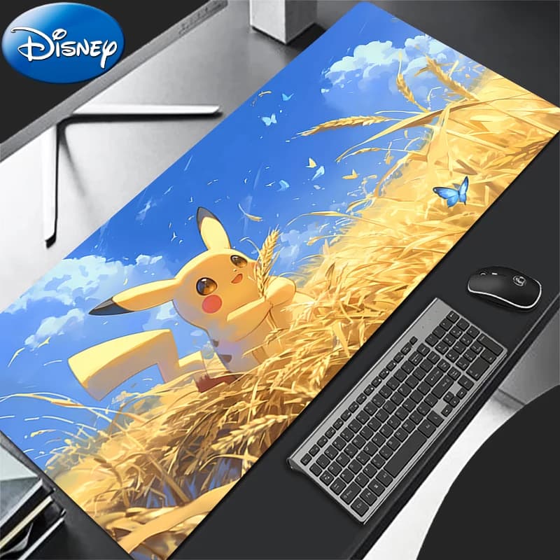 Tappetino per mouse P-Pokemon Pikachu, accessori da gioco, tastiera per computer, progettato specificamente per gli e-sport, tappetino per mouse da gioco