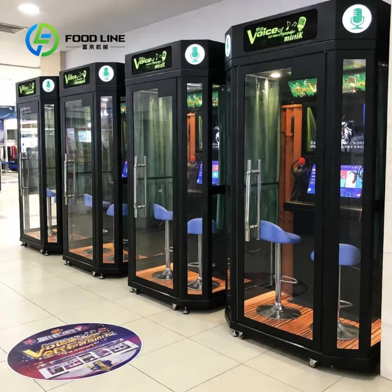 Customized Amusement Arcade Simulator Game Karaoke Booth Machine Arcade Entertainment Self Service Unmanned Singing Room