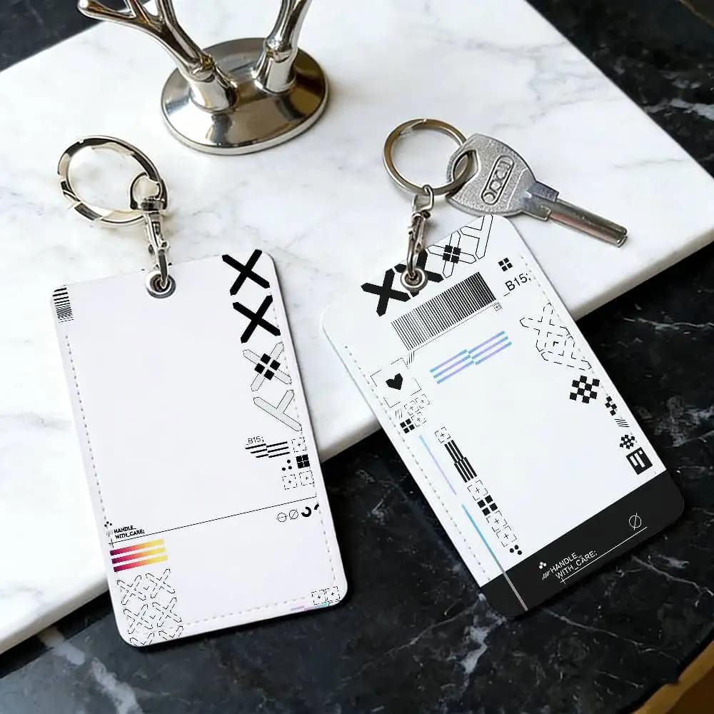 Porta Carte Rettangolare in Pelle PU Morbida per Game C-cs go, Custodia Protettiva per Carte, Accessorio Giovanile alla Moda