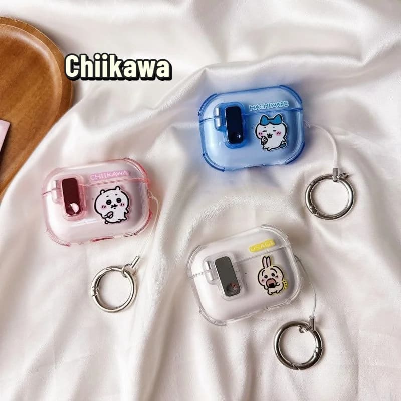 Protective Case for Bluetooth Hearing Aid Anime Chiikawa, Compatible with AirPods Pro 3/4/3/2/1 Generation