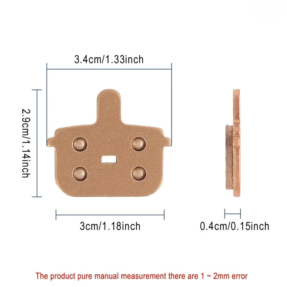 Metal Disc Brake Pads for FOR NINEBOT Max G3 Electric Scooter Replacement Part for Mountain Use with Stable Braking Performance