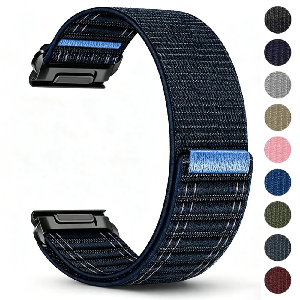 QuickFit 20/22/26mm Strap For Garmin Fenix E 8 47mm 51mm 7 7S 7X 6 6S 6X 5 5X Tactix 8 7 Nylon Bracelet Enduro 3/Instinct 3 Band