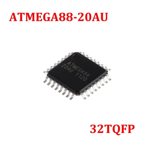 5PCS/10PCS/50PCS/100PCS ATMEGA88-20AU IC MCU 8BIT 8KB FLASH 32TQFP Brand New Chip IC originale