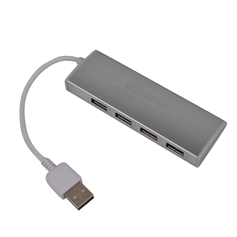 DOREMIDI USB HUB 2.0 Hub ad alta velocità con 4 porte USB per host MIDI USB ad alta velocità UMH-21 PC portatile