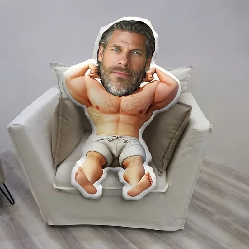 Cuscino peluche personalizzato con foto personalizzate, riempito di polipropilene e ricoperto di poliestere, regalo morbido e giocabile