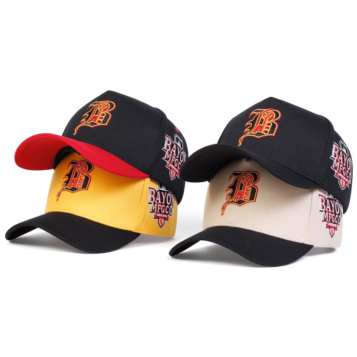 Berretto da baseball ricamato con lettera B gotica unisex da 1 pezzo Cappello per il tempo libero con protezione solare regolabile per esterni Primavera Autunno Viaggi Vacanze