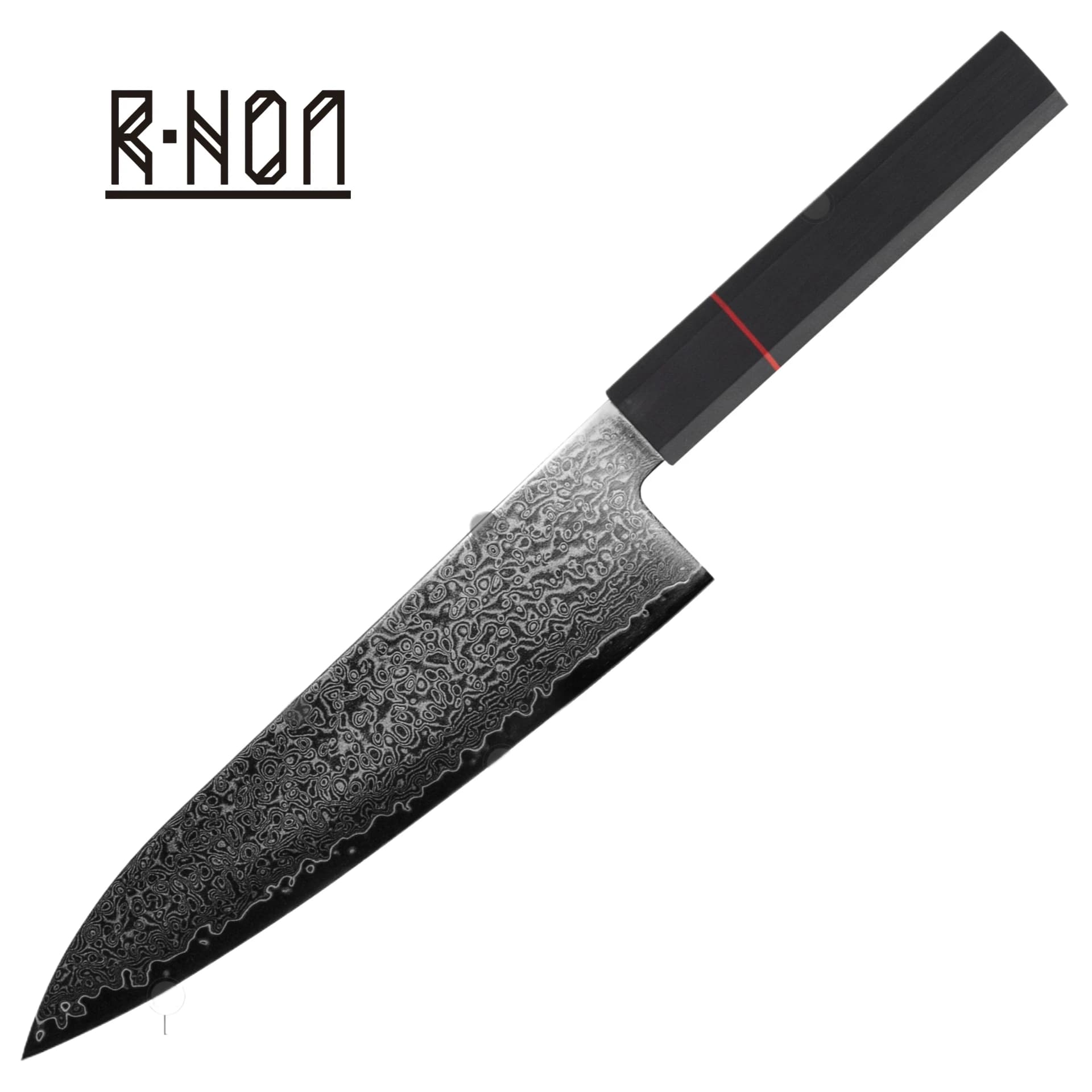 RHON 67 Strati di Acciaio di Damasco Cucina Gesso Coltello VG10 Acciaio Home Cook Affettare Carne Pesce Verdura Taglio Coltelli da Chef G10 Maniglia