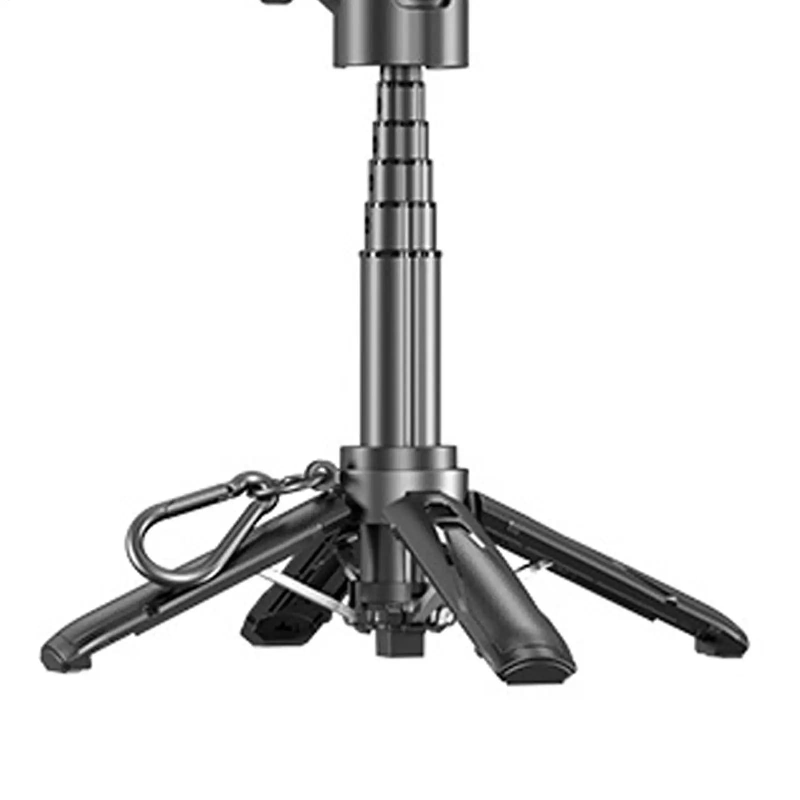 Treppiede per selfie Stick per selfie portatile magnetico Supporto per telefono allungabile ruotabile a 360 gradi con telecomando wireless per