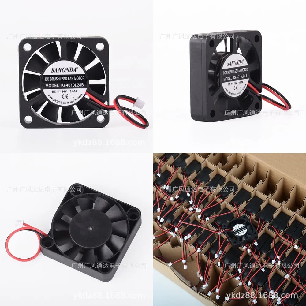 Cooling Fan 4010 DC24V with Ball Bearings for 3D Printer, CNC Machine, Electronics Fai-da-Te, Raspberry Pi, Arduino, Silent
