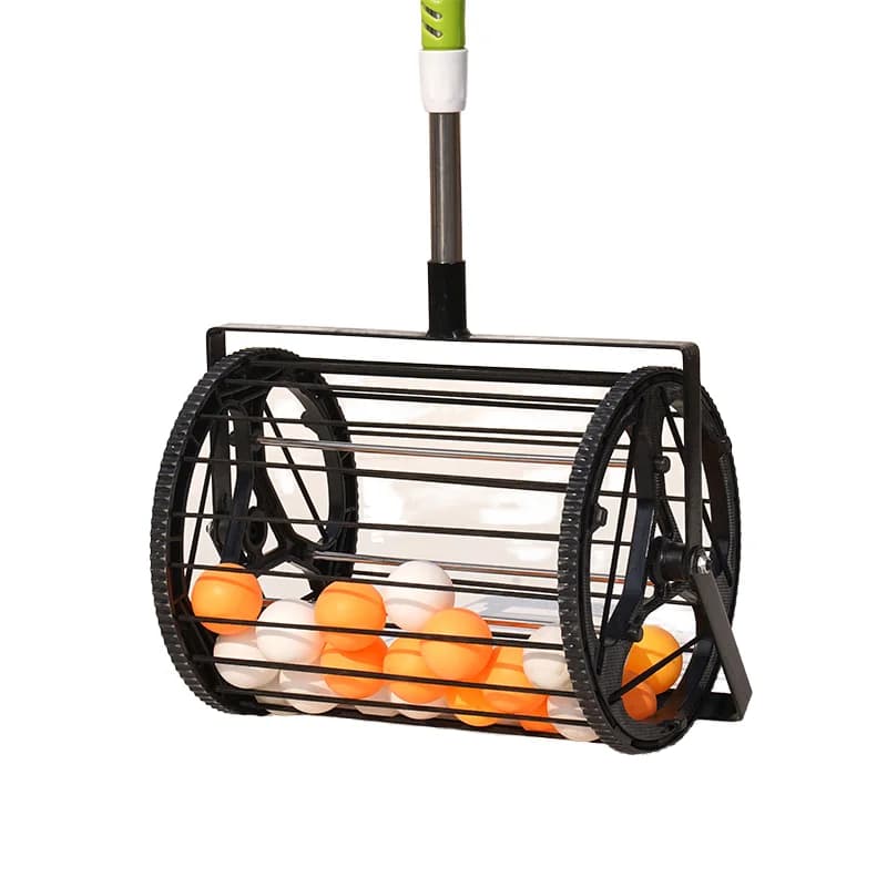 Cesto Raccoglipalline da Ping Pong Durevole, Leggero, Portatile, per Allenamento Multipalla - Promozione Vendite