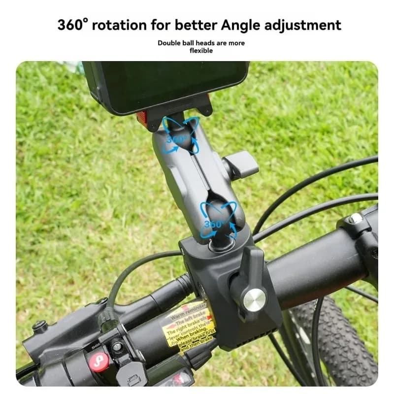 Supporto panoramico AD10 per DJI Insta360 GoPro Hero, monopiede per moto, bicicletta, manubrio, selfie stick.