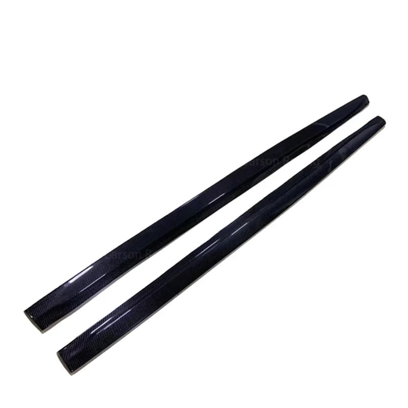 Bagnato In Fibra di Carbonio Gonna Laterale Diffusore Lip Spoiler Per Porsche Panamera 971 2017-2019 Corpo Posteriore Kit Spoiler Guard