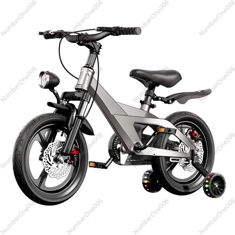 Nuova Bicicletta per Bambini con Ruota in Lega Monoblocco per Ragazzi e Ragazze 3-9 Anni Bici Leggera per Bambini
