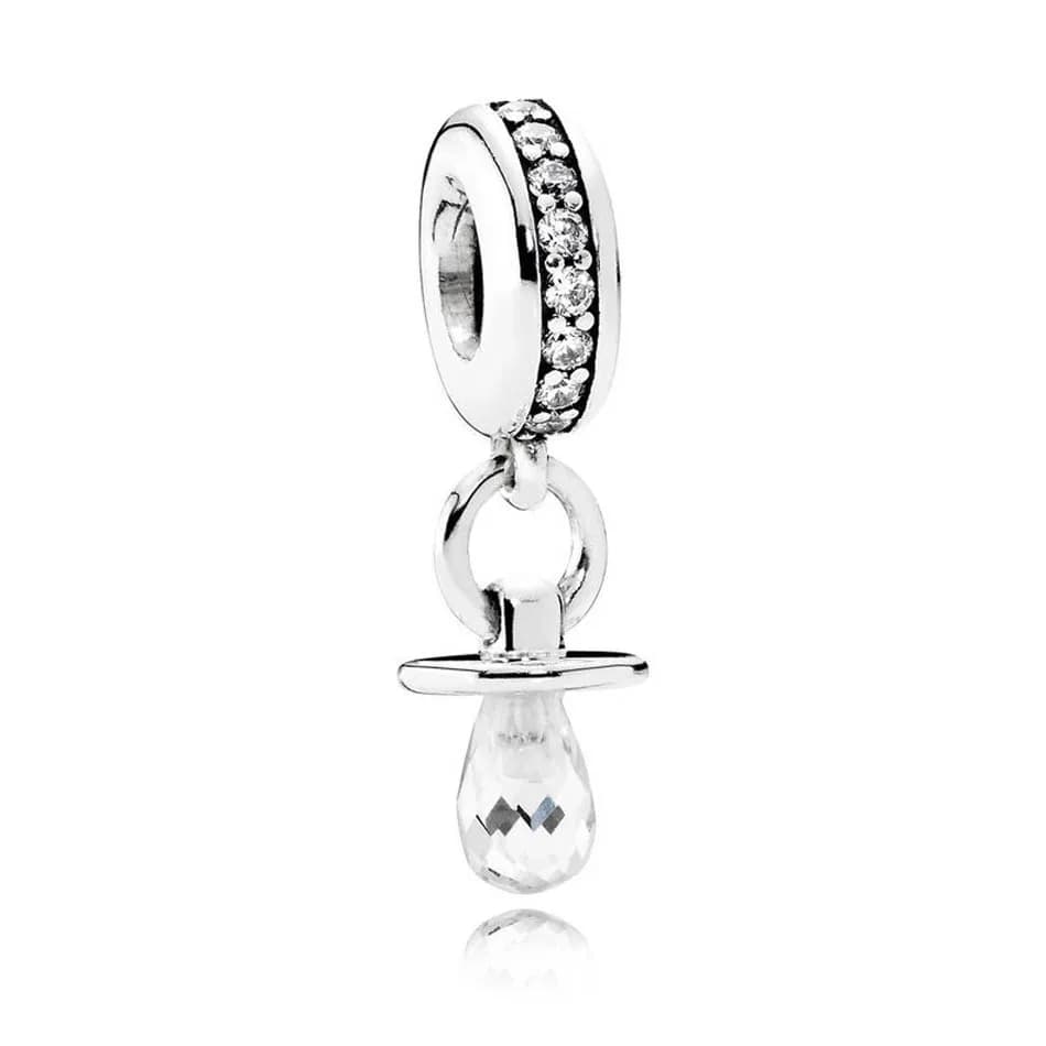 Braccialetti da donna Perline Ciondolo Perlina per braccialetto da donna Bracciale Ciuccio Ciondola ciondoli Gioielli fai da te