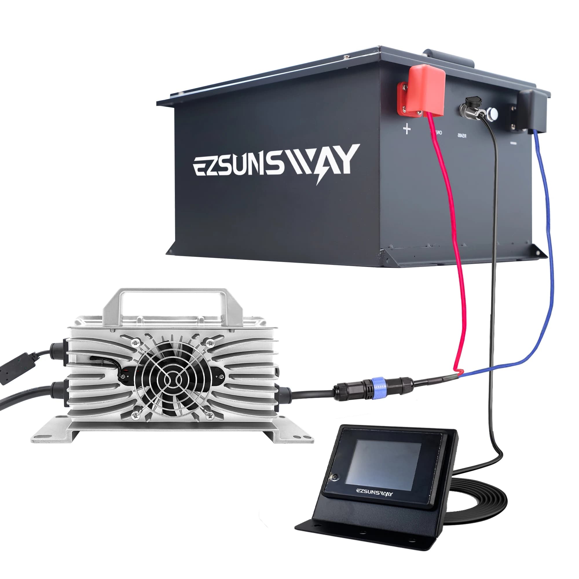 48V 105Ah LiFePO4 Lithium Battery with Charger for Genie Scissor Lift Boom Lift