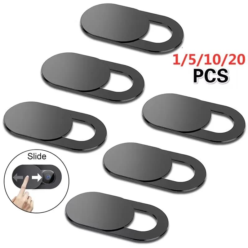 Copri Webcam con Chiusura Magnetica Scorrevole in Plastica per iPad, Tablet, Laptop, PC, Fotocamera, Telefono Cellulare, Adesivo per la Privacy delle Lenti