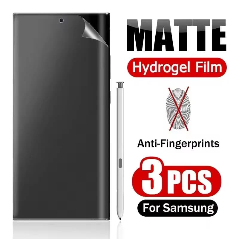 3 pezzi pellicola idrogel opaca per Samsung S25 S24 S23 S20 S21 S22 Ultra FE S10 Plus protezione schermo per Galaxy Note 20Ultra 10 Plus