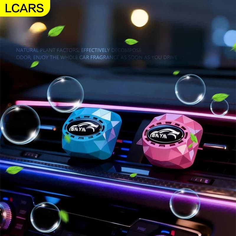 Confezione da 2 Deodoranti per Auto con Clip per Bocchetta di Ventilazione, Diffusore di Aromi con Ricariche a Lunga Durata, Accessori Universali per Interni Auto