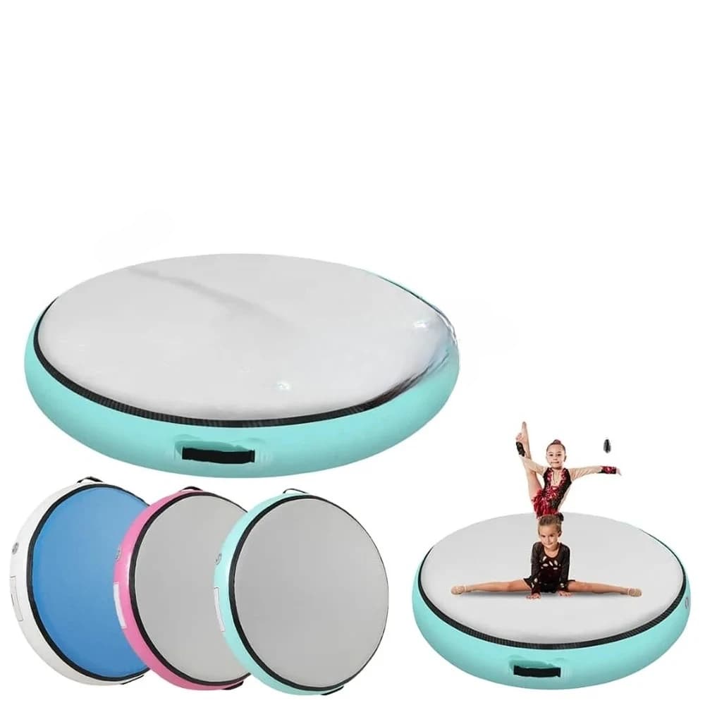 Nuovo Arrivo: Tappetino Yoga Gonfiabile Rotondo Ermetico per Sport e Ginnastica, Ideale per Esterni o Palestre