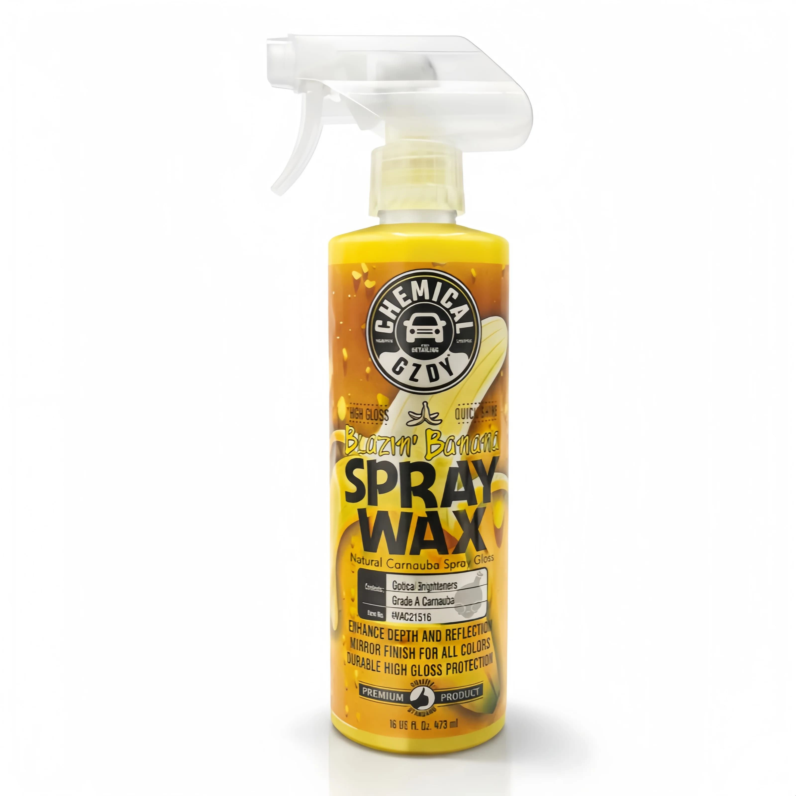 Cera Spray Rapida per Auto (473ml) – Cera Spray Premium alla Carnauba, Alta Lucentezza, Anti-Graffio, Finitura Senza Aloni