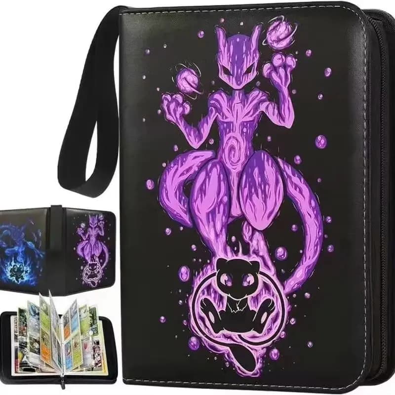 Anime Peripheral Pokemon Figures Game Collection Card Book Multiple Styles Storage Card Holder Exquisite Toys Gifts Collectible