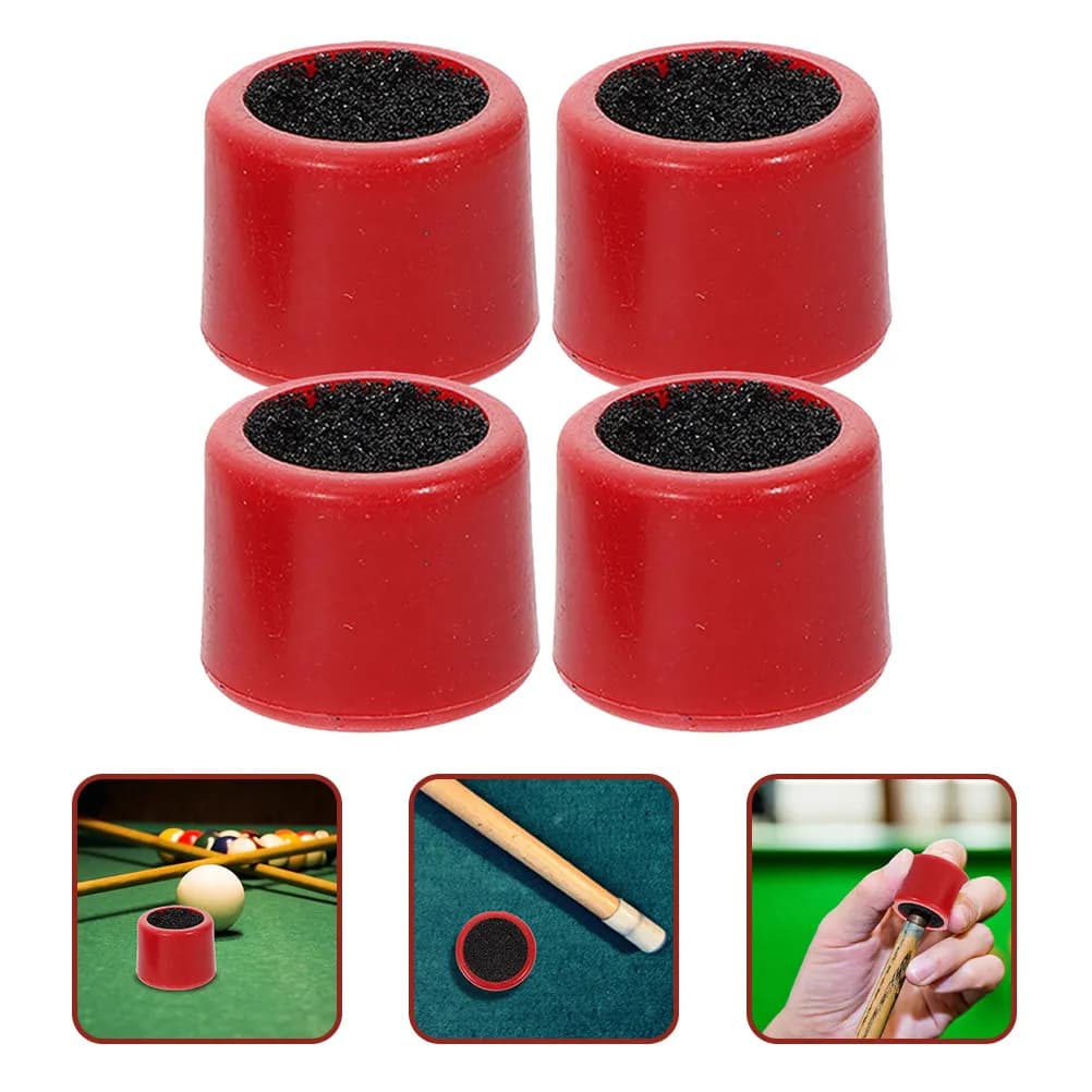 Set di 4 Modellatori per Punte di Stecca a Doppia Faccia, Facili da Usare, per Biliardo e Snooker, Accessori per Manutenzione e Modellatura delle Punte
