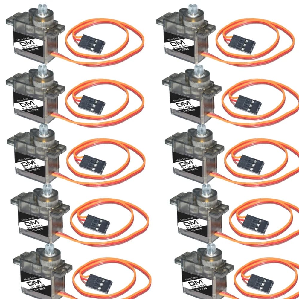 1/6/10/20 Pcs MG90S Servo All Metal Gear 9g Versione Aggiornata Per Elicottero Aereo Barca Auto MG90 9G Trex 450 RC Robot fai da te