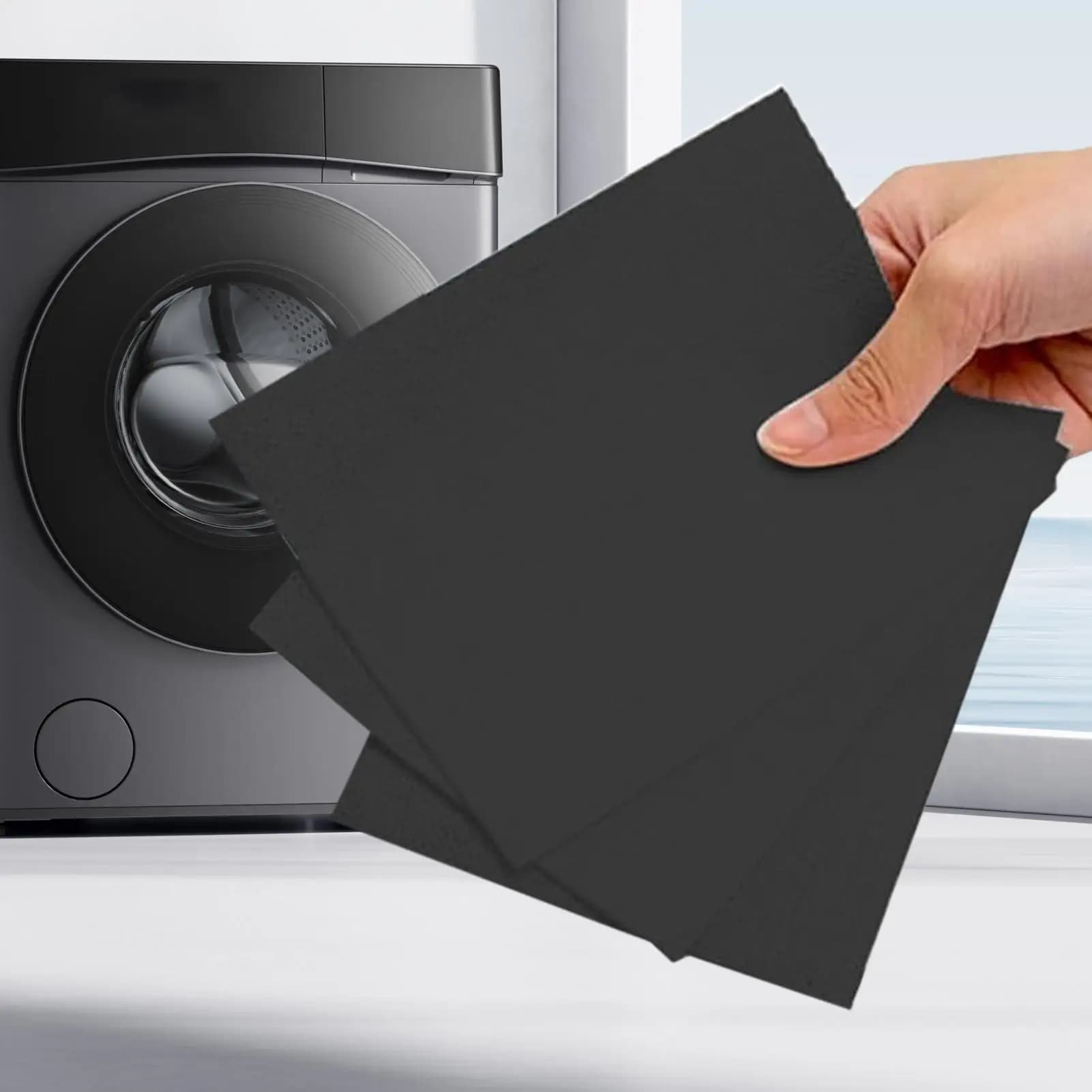 Black Clothes Dye 12-Pieces Fiber Color Restoration Tablets Clothing Dye Black for Jeans Washing Machine Fiber T-Shirts Cotton