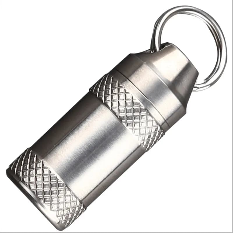 Waterproof Container for Titan Pills, EDC Instrument for Survival and Open Travel