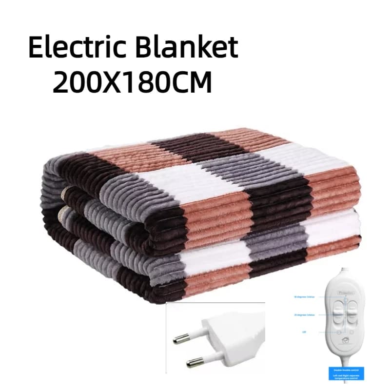 Regolazione europea coperta elettrica singola e doppia non tessuta commercio estero 220 V coperta riscaldante di sicurezza per uso domestico 200 * 180 cm