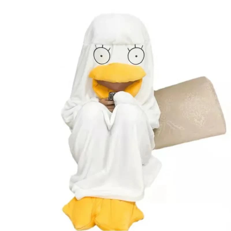 ♥ Nuovo Costume di Halloween 2026, Pigiama Lungo Divertente a Forma di Anatra, Abbigliamento Invernale da Casa, Sacco a Pelo Morbido in Flanella ★ ★ ★