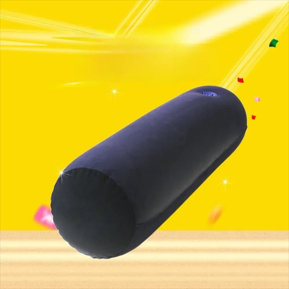 Cuscino Yoga Multifunzionale Gonfiabile, Cuscini Lunghi per il Corpo, Supporto Lombare per Viaggi, Cuscino ad Aria per Dormire, Cuscini per Gambe e Collo